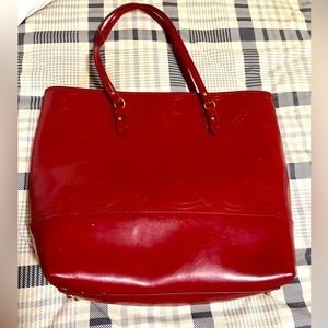Red Ralph Lauren Tote